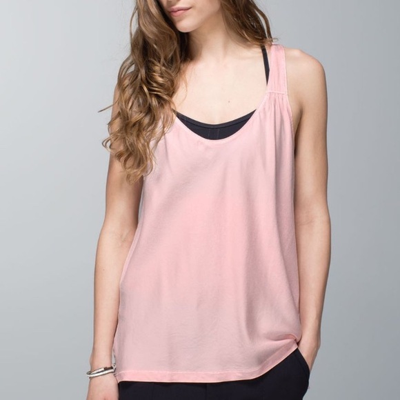 Lululemon Peace Of Mind Tank Pretty Pink - Picture 3 of 8